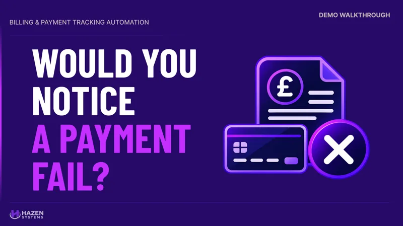 Automated Billing System automation demo thumbnail